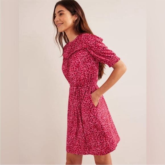 NWT Boden Yoke Jersey Dress In Abstract Vine Size 4 - Picture 2 of 12